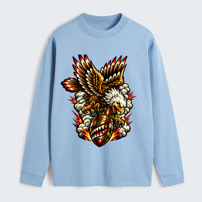 War Eagle Dive - Classic Long Sleeve Shirt - Light Blue