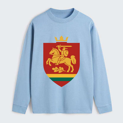 Lithuania Royal Logo  - Classic Long Sleeve Shirt - Light Blue