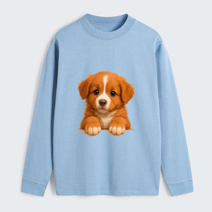 Nova Scotia Duck Tolling Retriever  - Cl - Classic Long Sleeve Shirt - Light Blue