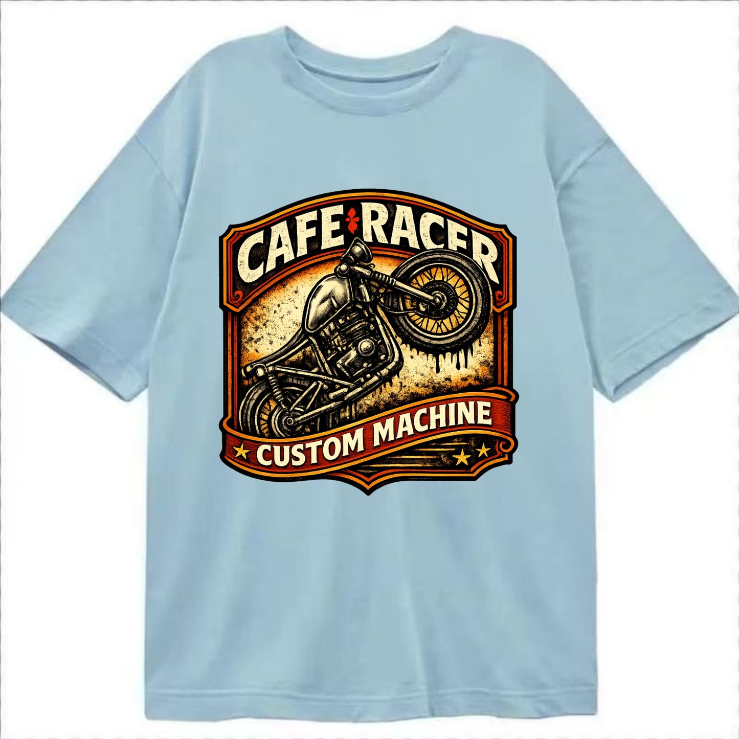 Cafe Racer - Classic T-shirt - Light Blue