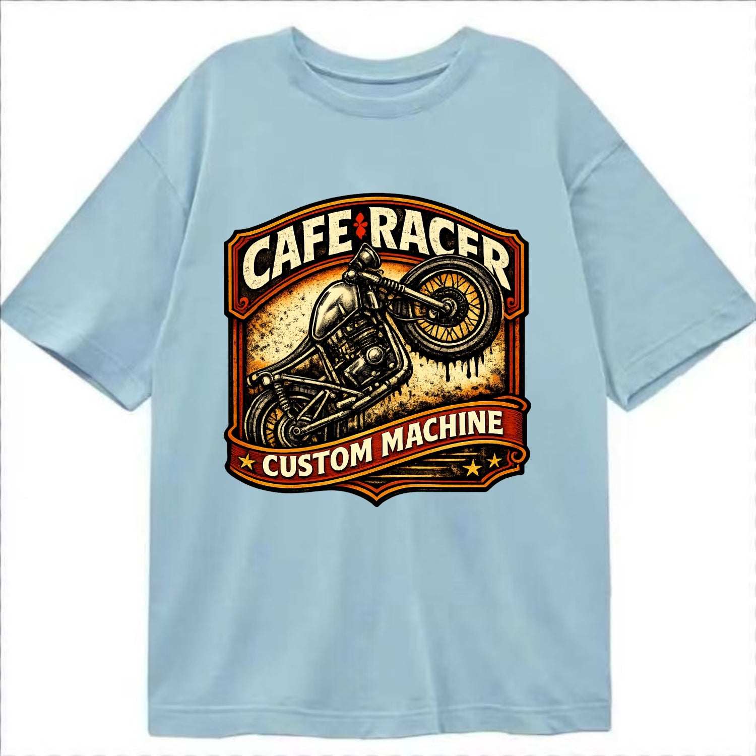 Cafe Racer - Classic T-shirt - Light Blue