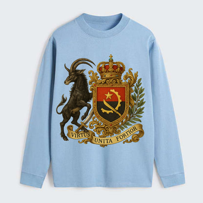 Angola Giant Sable Emblem - Classic Long Sleeve Shirt - Light Blue