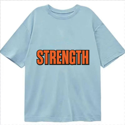 Bold typography design - STRENGTH - inner power, resilience, fortitude - Classic T-shirt