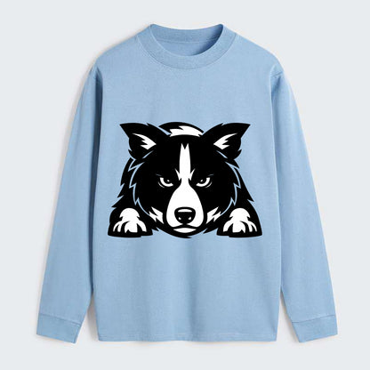 Focused Loyalty - Classic Long Sleeve Shirt - Light Blue