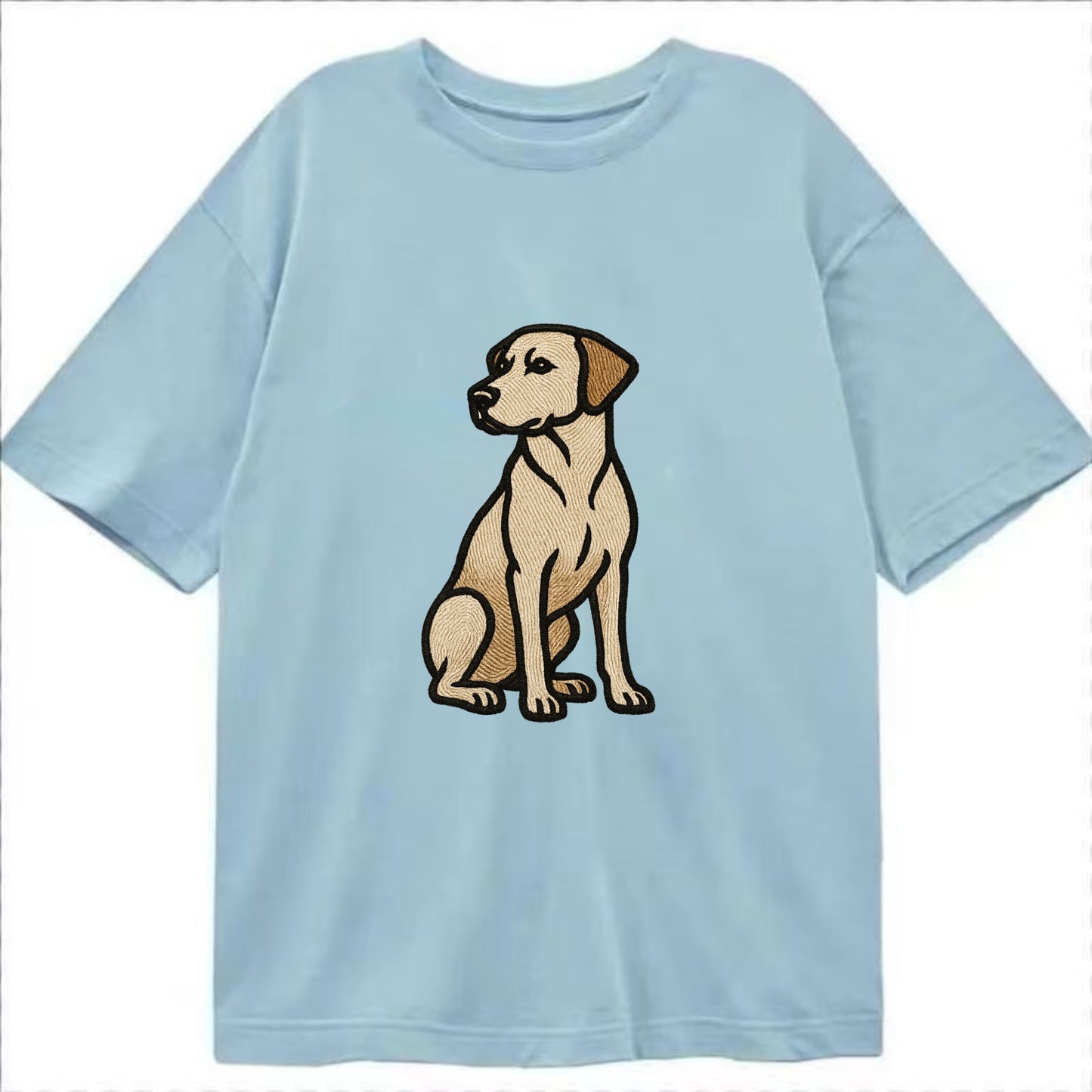 Rhodesian Ridgeback - Red wheaten sittin Classic T-shirt - Light Blue