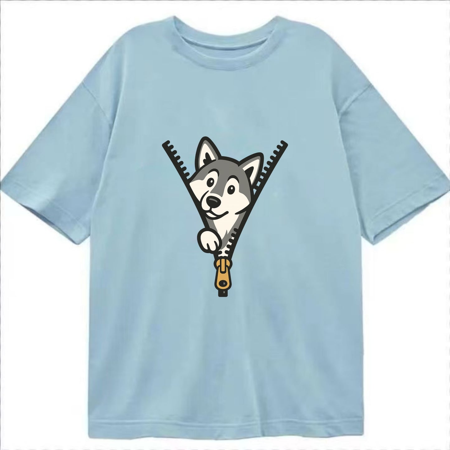 Alaskan Malamute - Classic T-shirt - Light Blue