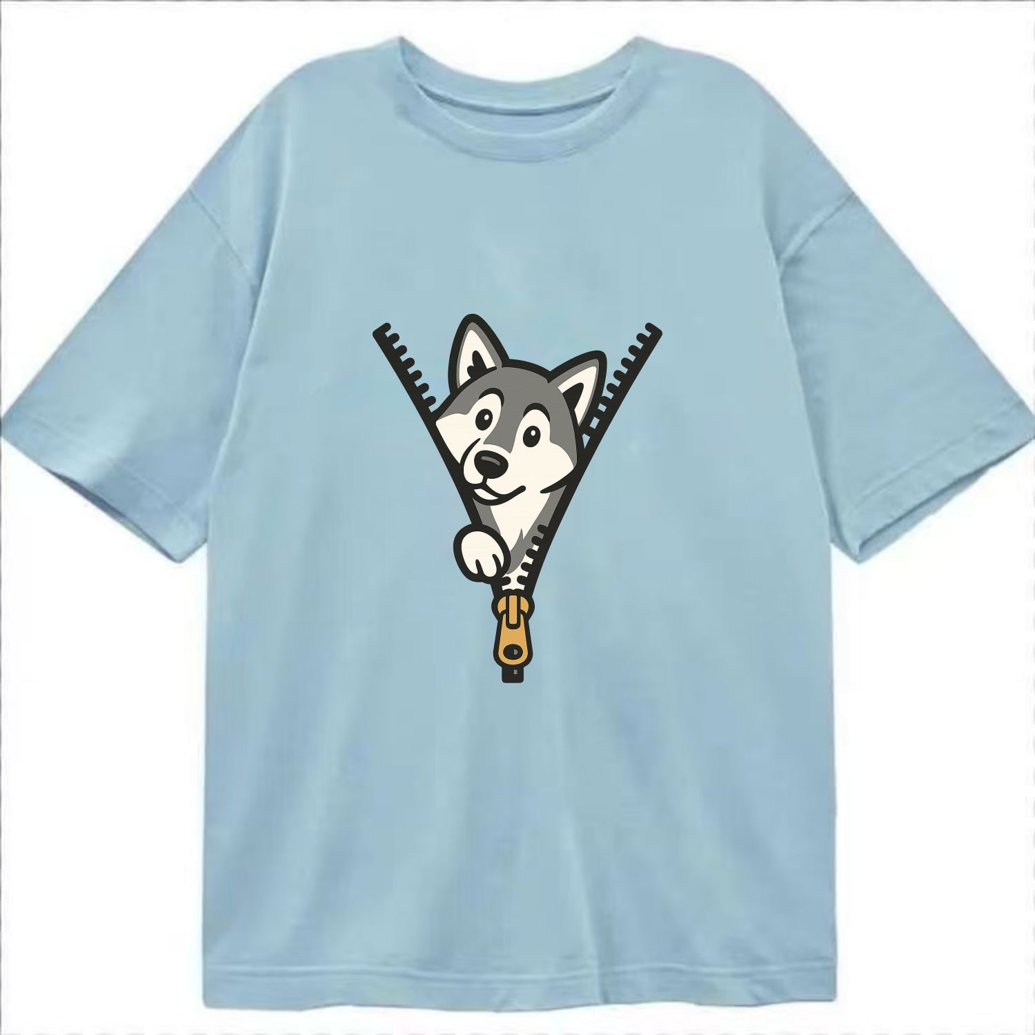 Alaskan Malamute - Classic T-shirt - Light Blue