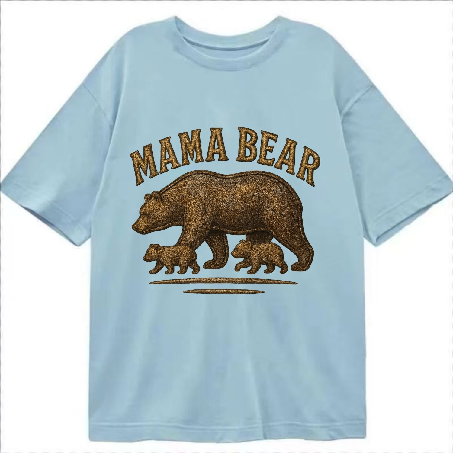 Mama Bear  - Classic T-shirt - Light Blue