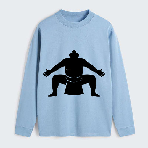 Japanese sumo wrestler ceremonial stance - Classic Long Sleeve Shirt