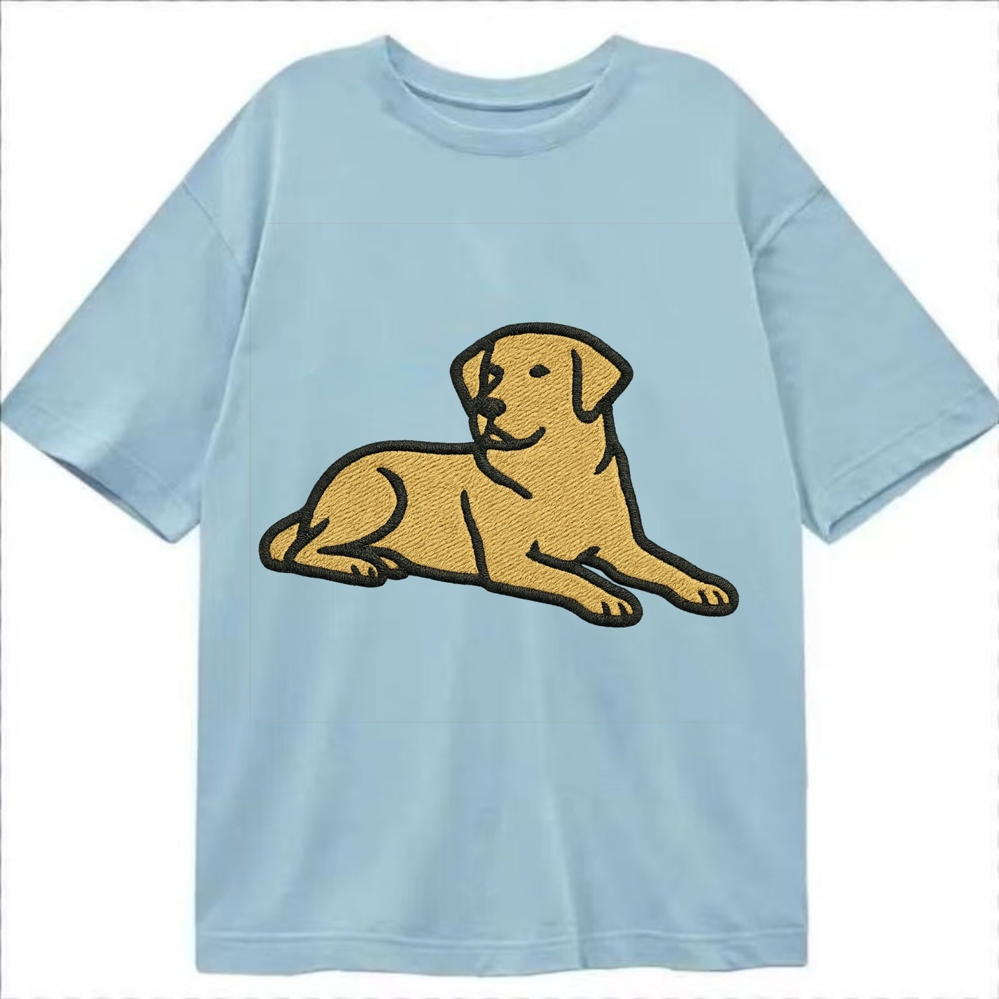 Labrador Retriever - Yellow lab relaxed Classic T-shirt - Light Blue