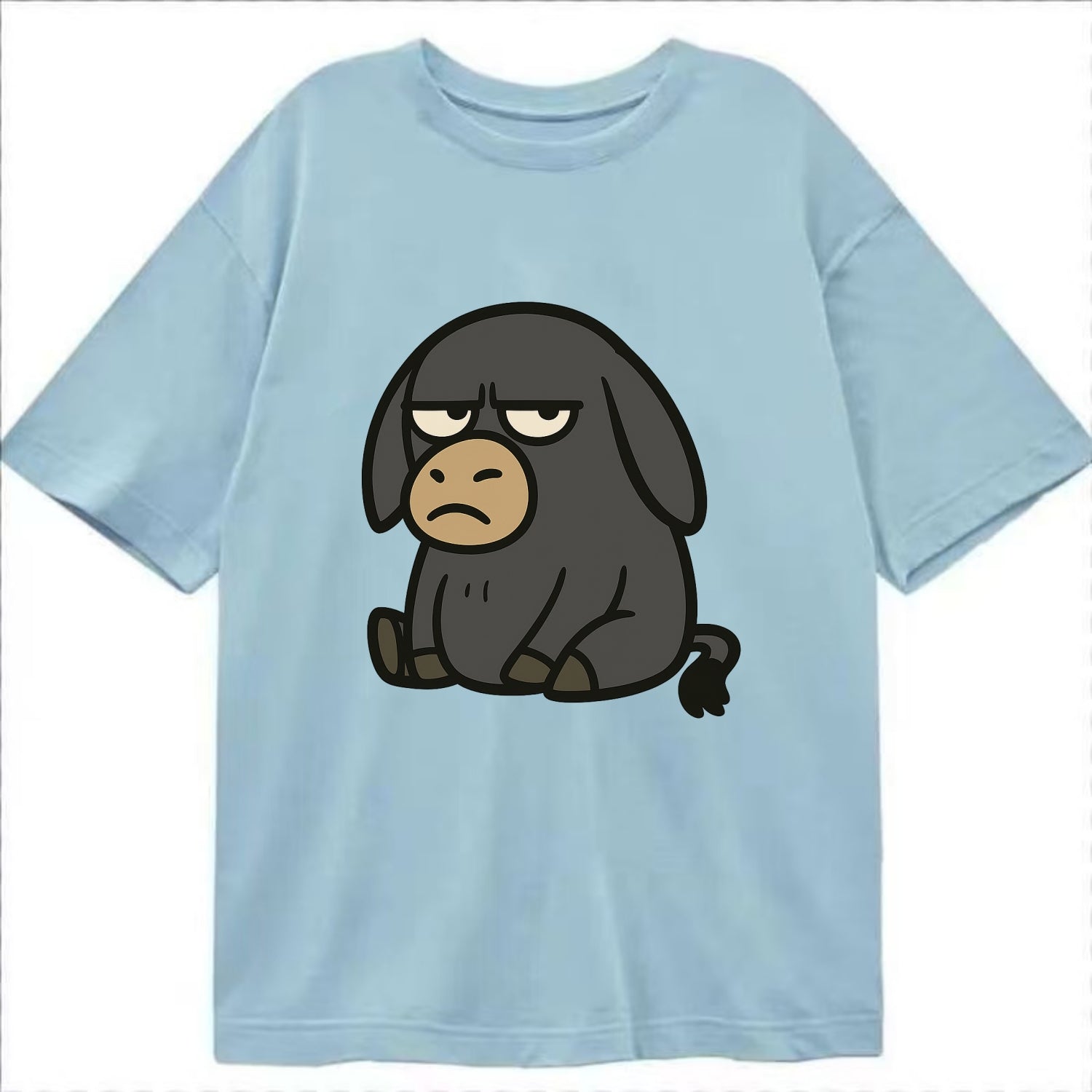 The Donky Judging Silently - Classic T-shirt - Light Blue