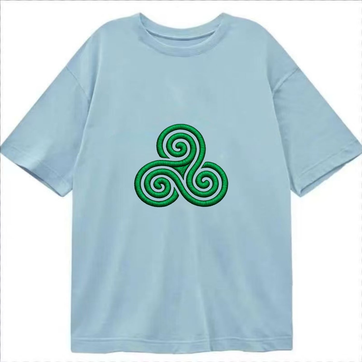 Triple Spiral - Classic T-shirt - Light Blue