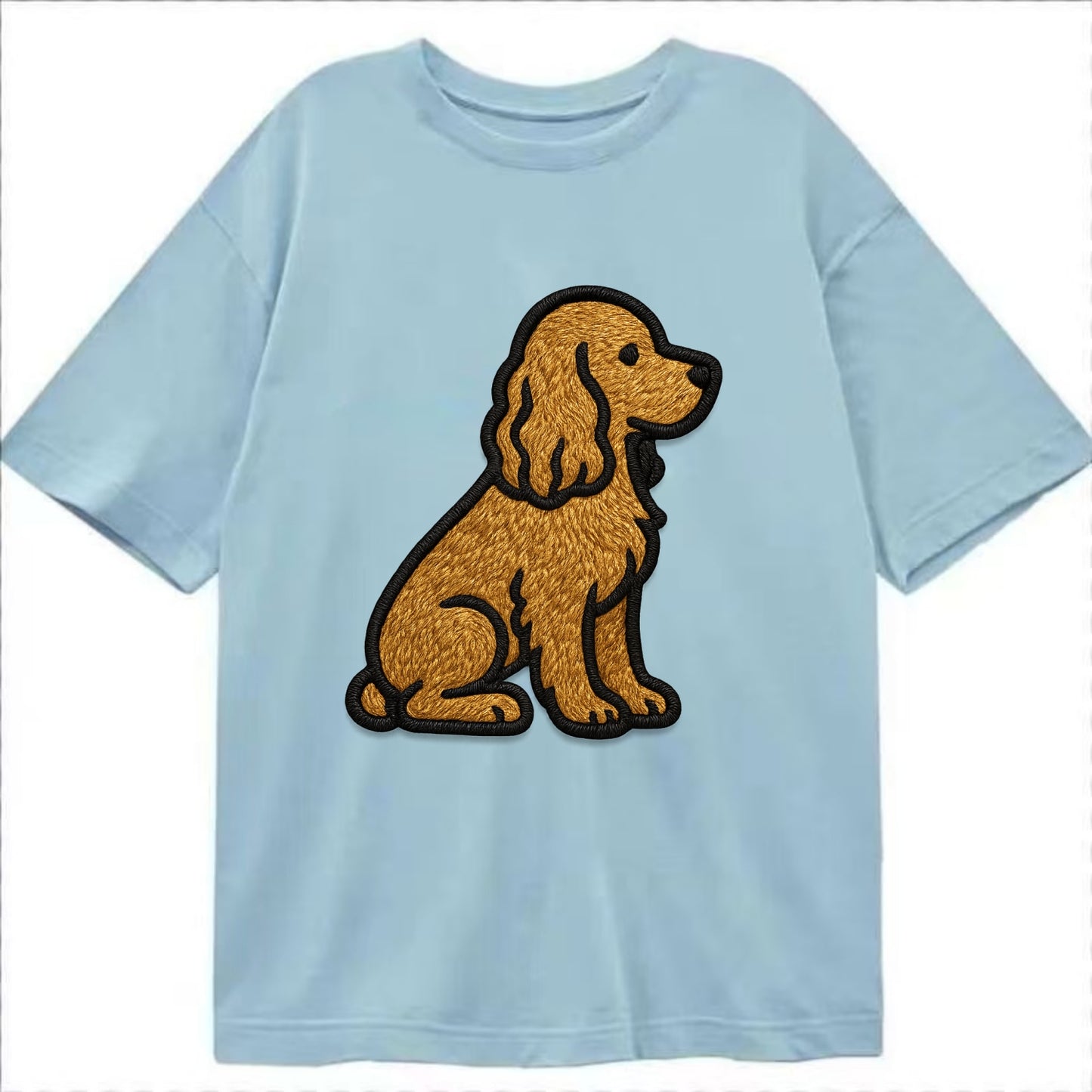 Cocker Spaniel - Contemporary spaniel de - Classic T-shirt - Light Blue