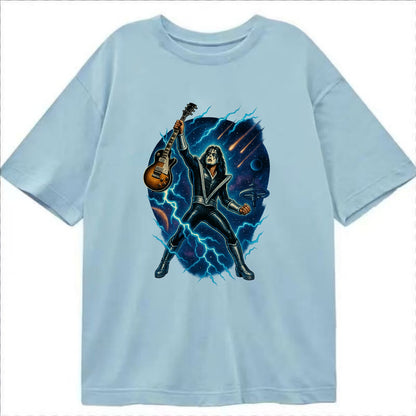 Ace Frehley Cosmic Solo - Classic T-shirt - Light Blue