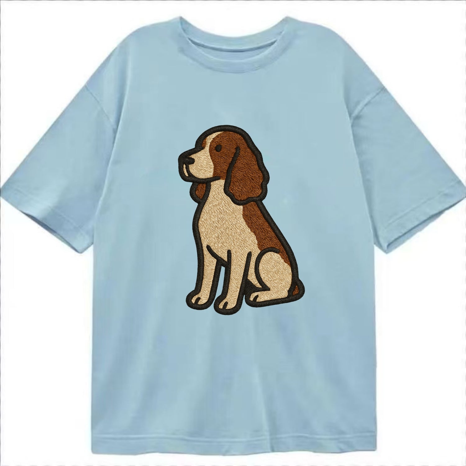 English Springer Spaniel - Modern spanie - Classic T-shirt - Light Blue