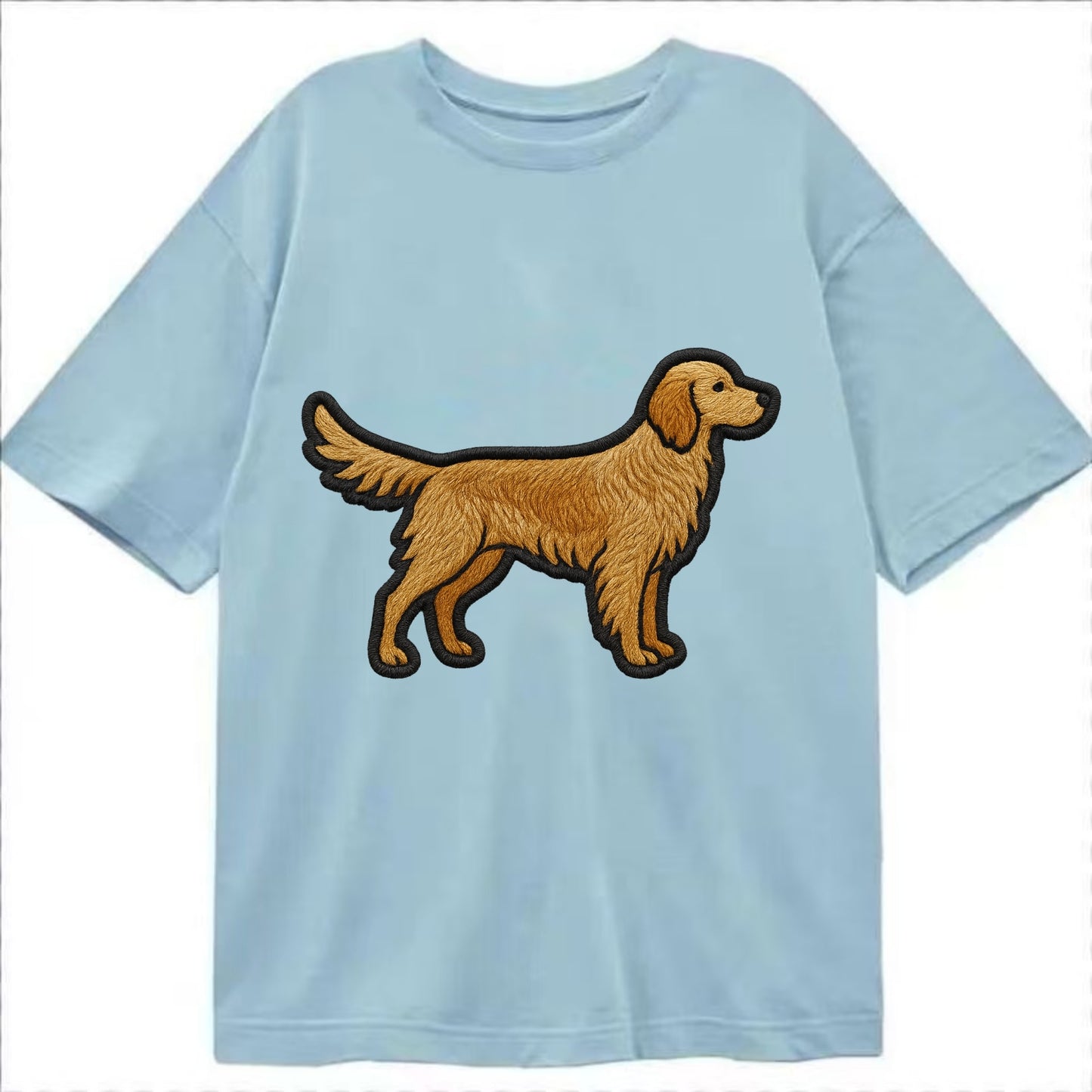English Setter - Trendy feathered design - Classic T-shirt - Light Blue