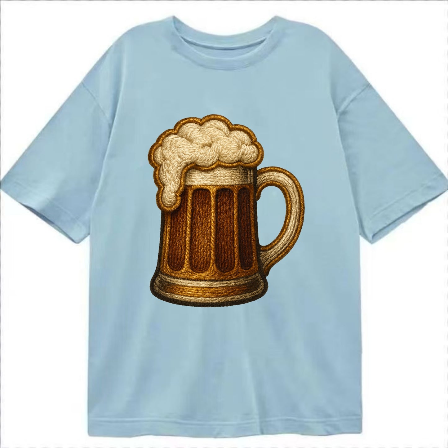 Beer Mug  - Classic T-shirt - Light Blue