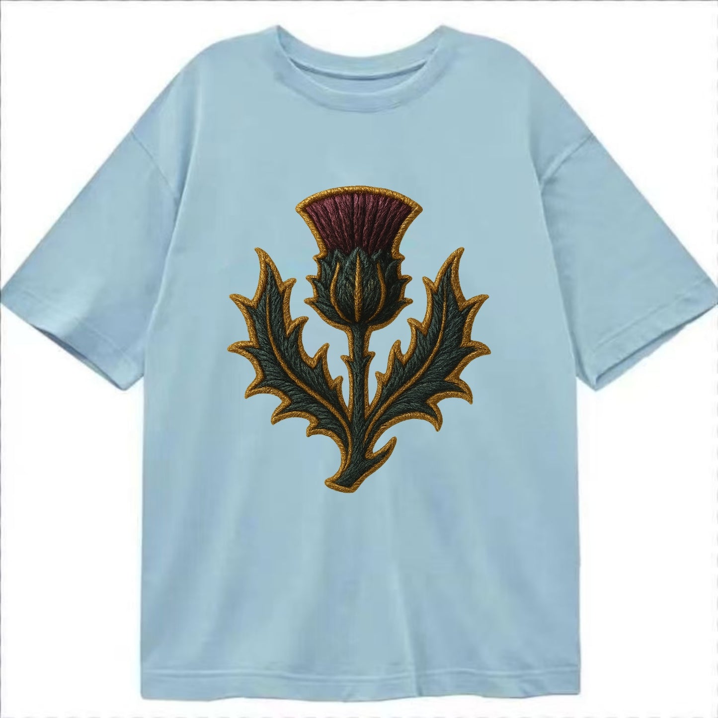 Scottish Thistle  - Classic T-shirt - Light Blue