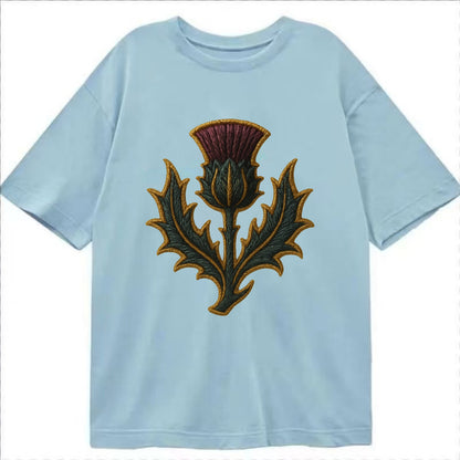 Scottish Thistle  - Classic T-shirt - Light Blue