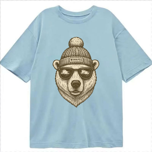 Winnipeg Polar Bear wearing Winnipeg bea - Classic T-shirt