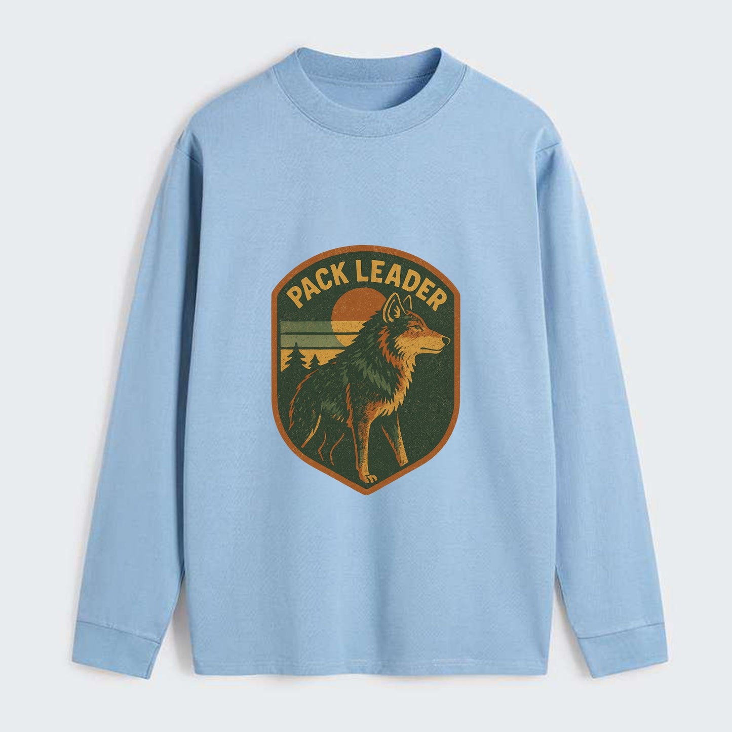 Pack Leader  - Classic Long Sleeve Shirt - Light Blue