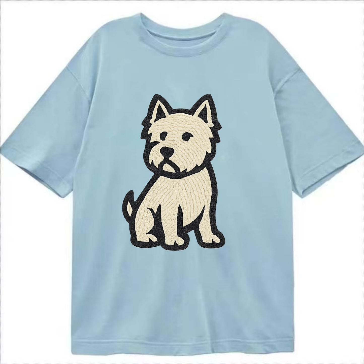 West Highland White Terrier - Alert stan Classic T-shirt - Light Blue