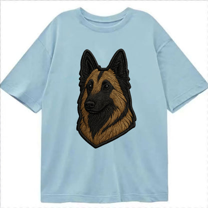 Belgian Tervuren - Trendy shepherd desig - Classic T-shirt - Light Blue