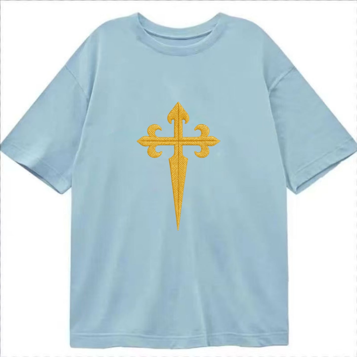 Order Of Santiago Cross - Classic T-shirt - Light Blue