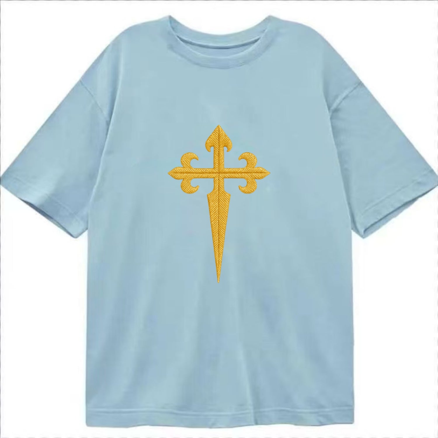 Order Of Santiago Cross - Classic T-shirt - Light Blue