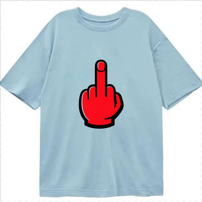 Bold Defiance Icon - Classic T-shirt - Light Blue