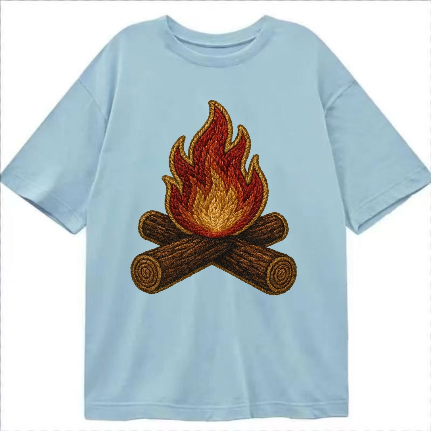 Campfire  - Classic T-shirt - Light Blue
