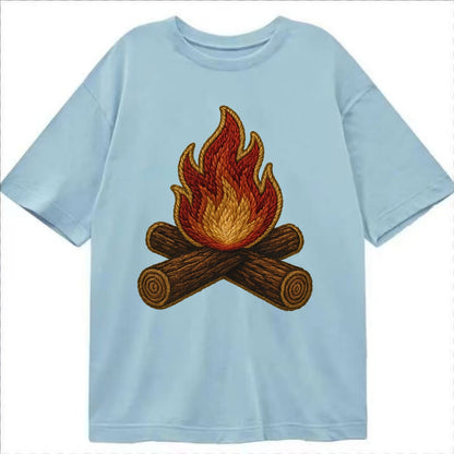 Campfire  - Classic T-shirt - Light Blue