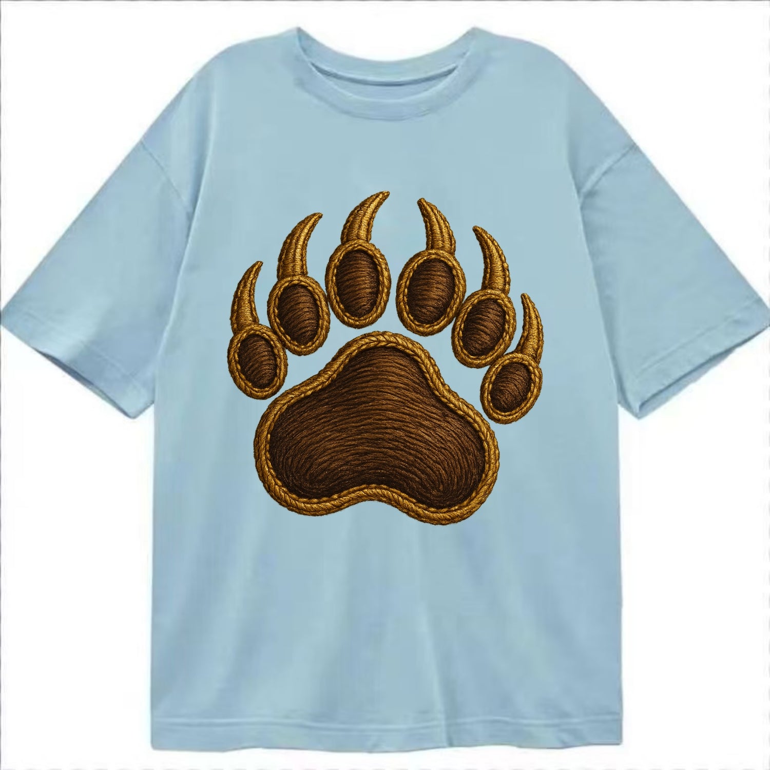 Bear Paw  - Classic T-shirt - Light Blue