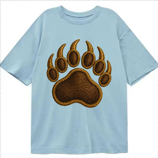 Bear Paw  - Classic T-shirt - Light Blue