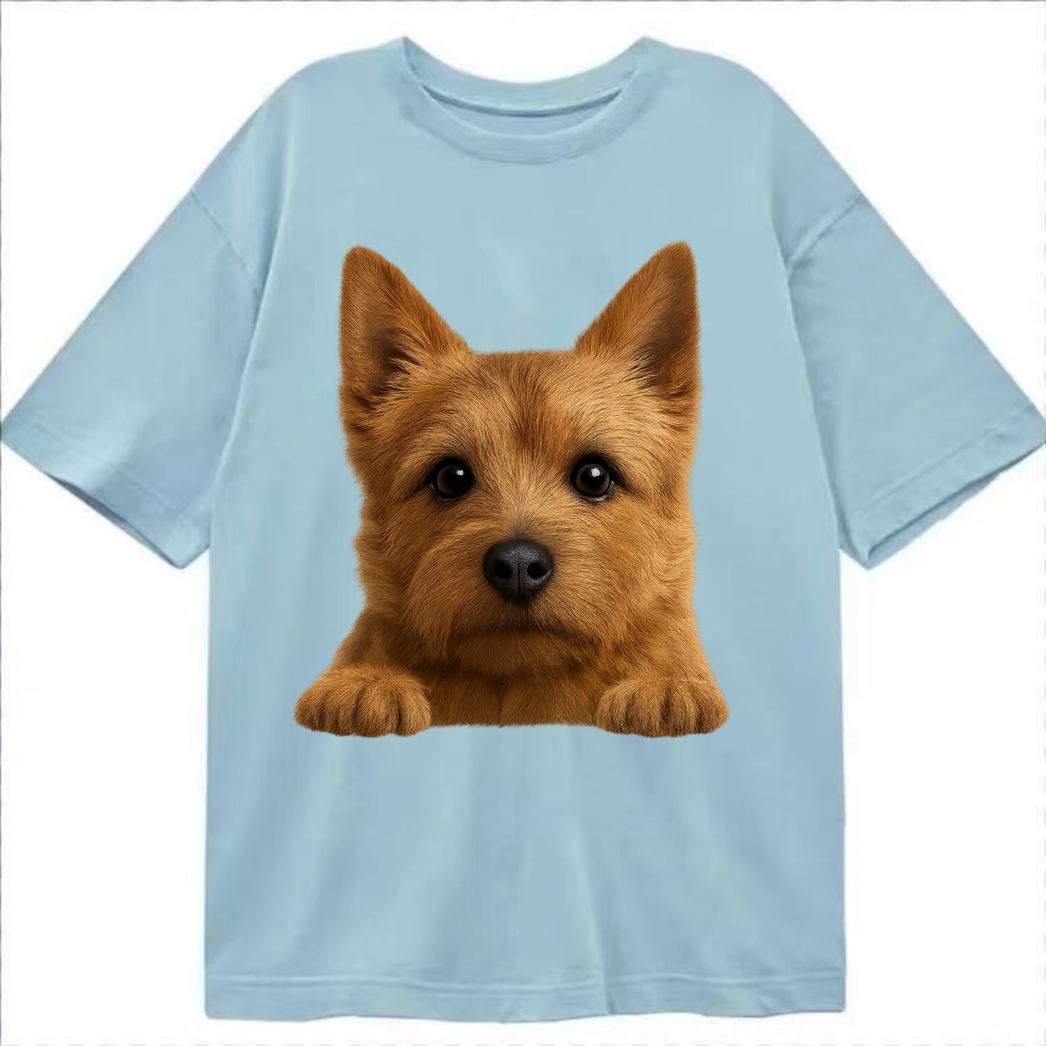 Norwich Terrier  - Classic T-shirt - Light Blue