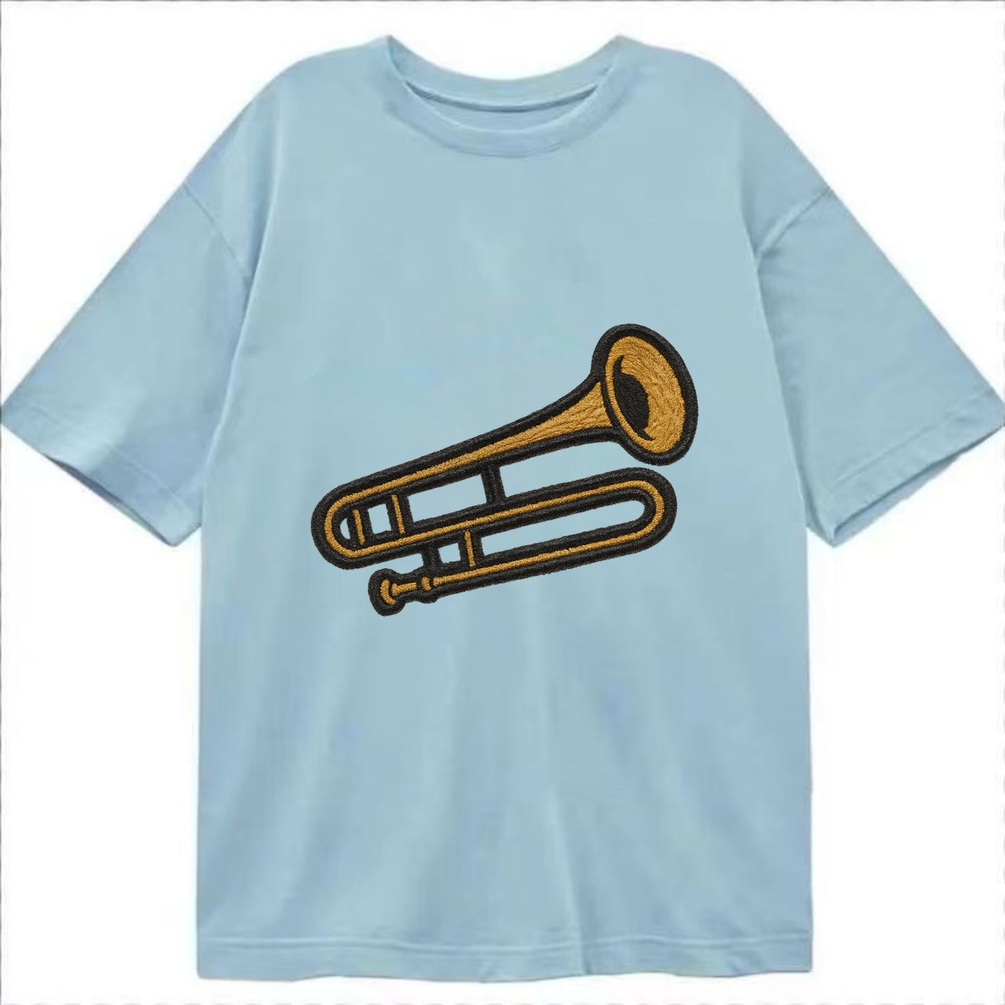 Trombone  - Classic T-shirt - Light Blue