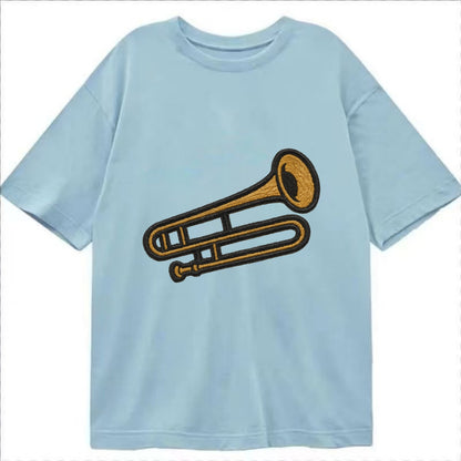 Trombone  - Classic T-shirt - Light Blue