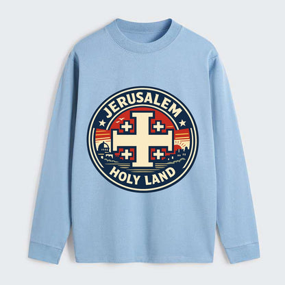 Heritage of the Cross - Classic Long Sleeve Shirt - Light Blue