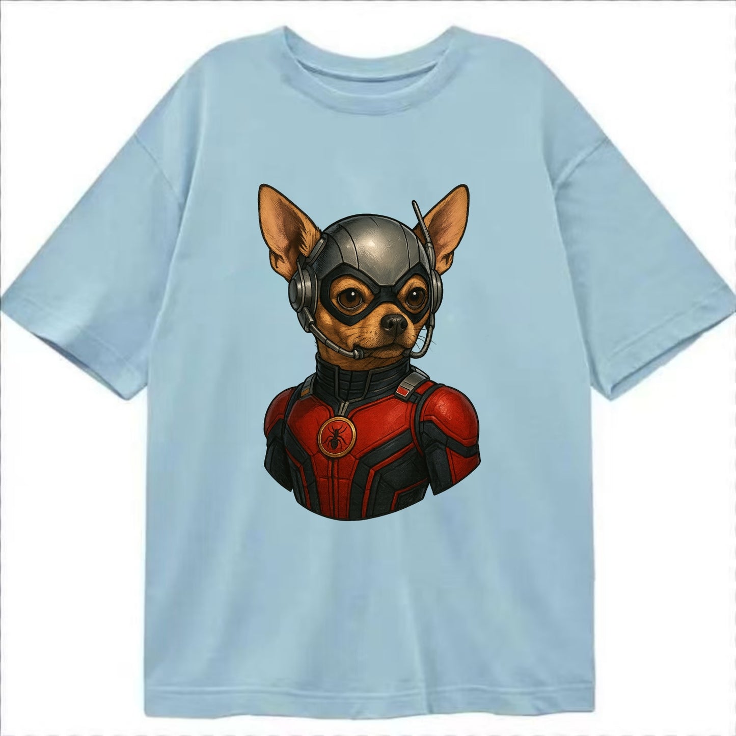 Chihuahua Ant-Man  - Classic T-shirt - Light Blue