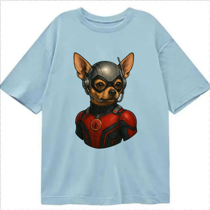 Chihuahua Ant-Man  - Classic T-shirt - Light Blue