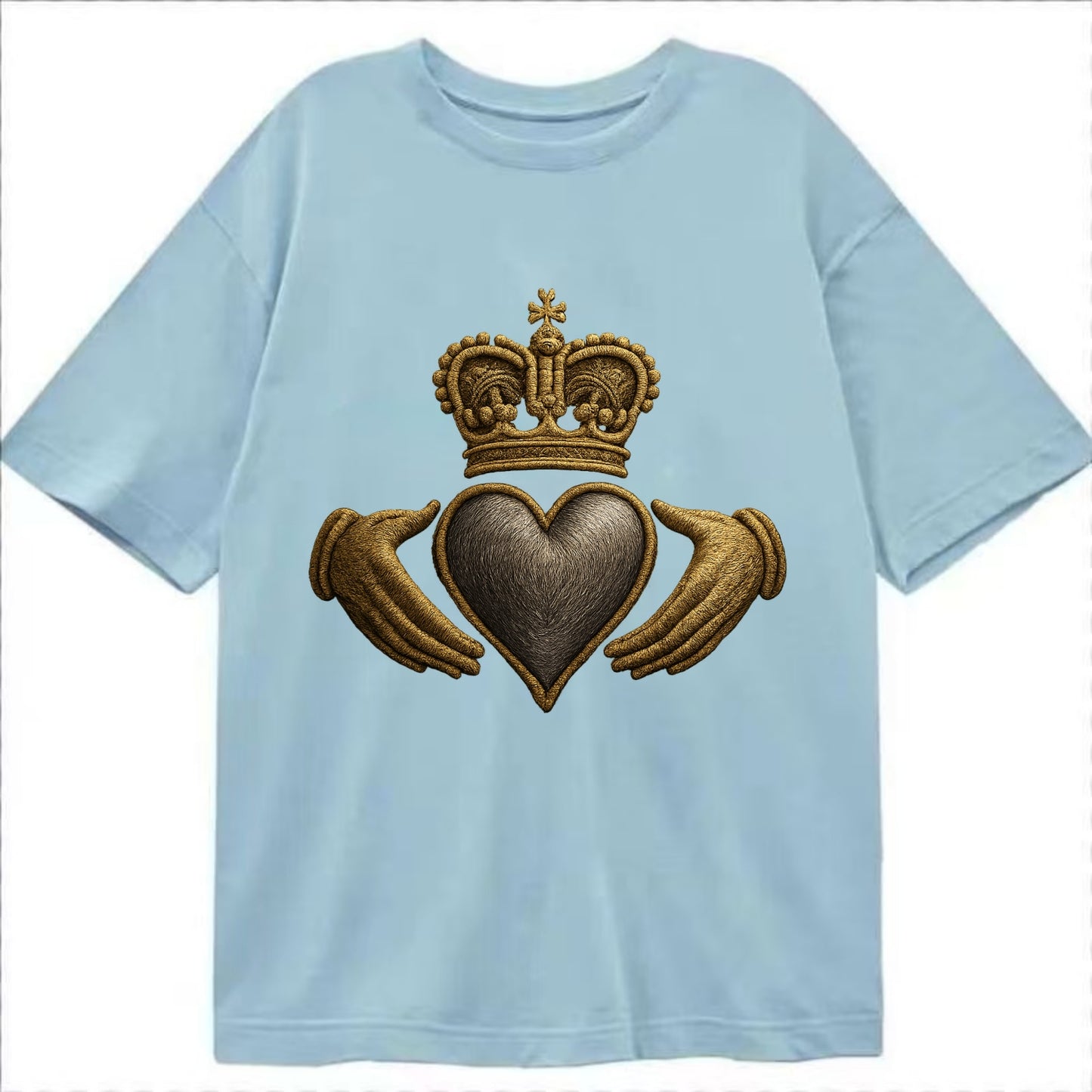 Claddagh Symbol  - Classic T-shirt - Light Blue