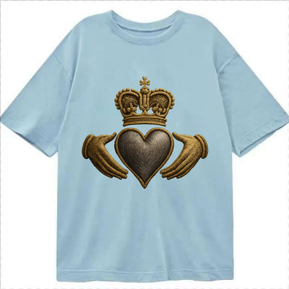 Claddagh Symbol  - Classic T-shirt - Light Blue