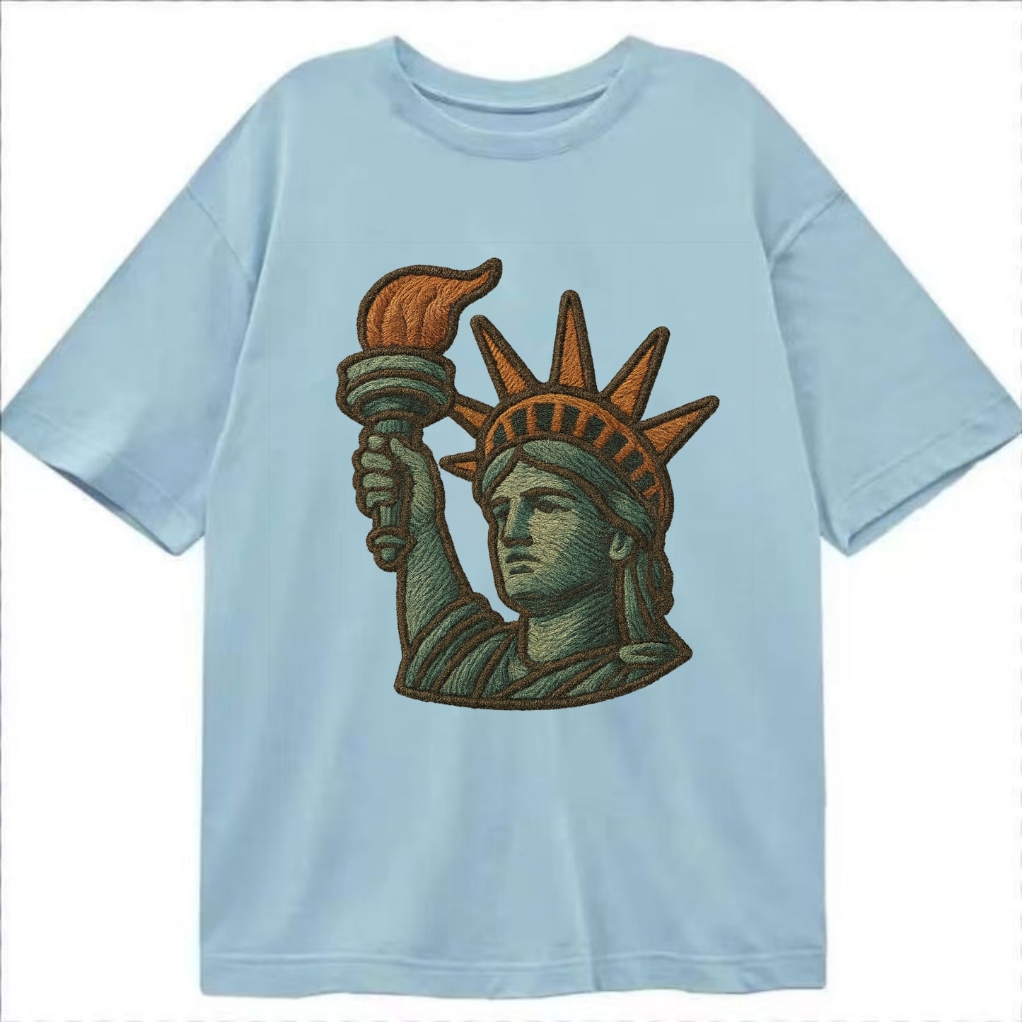 Statue of Liberty  - Classic T-shirt - Light Blue