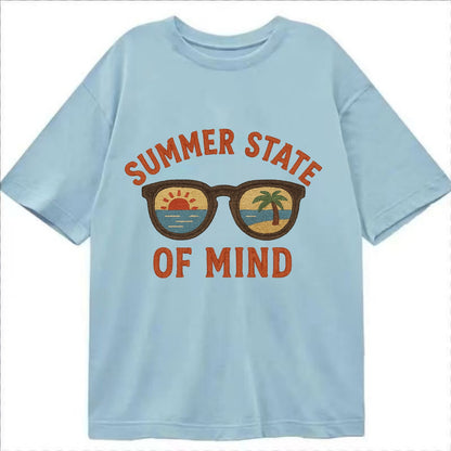Summer State Of Mind  - Classic T-shirt - Light Blue