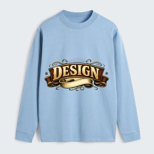 Bold typography design - DESIGN - intentional creation, aesthetic - Classic Long Sleeve Shirt
