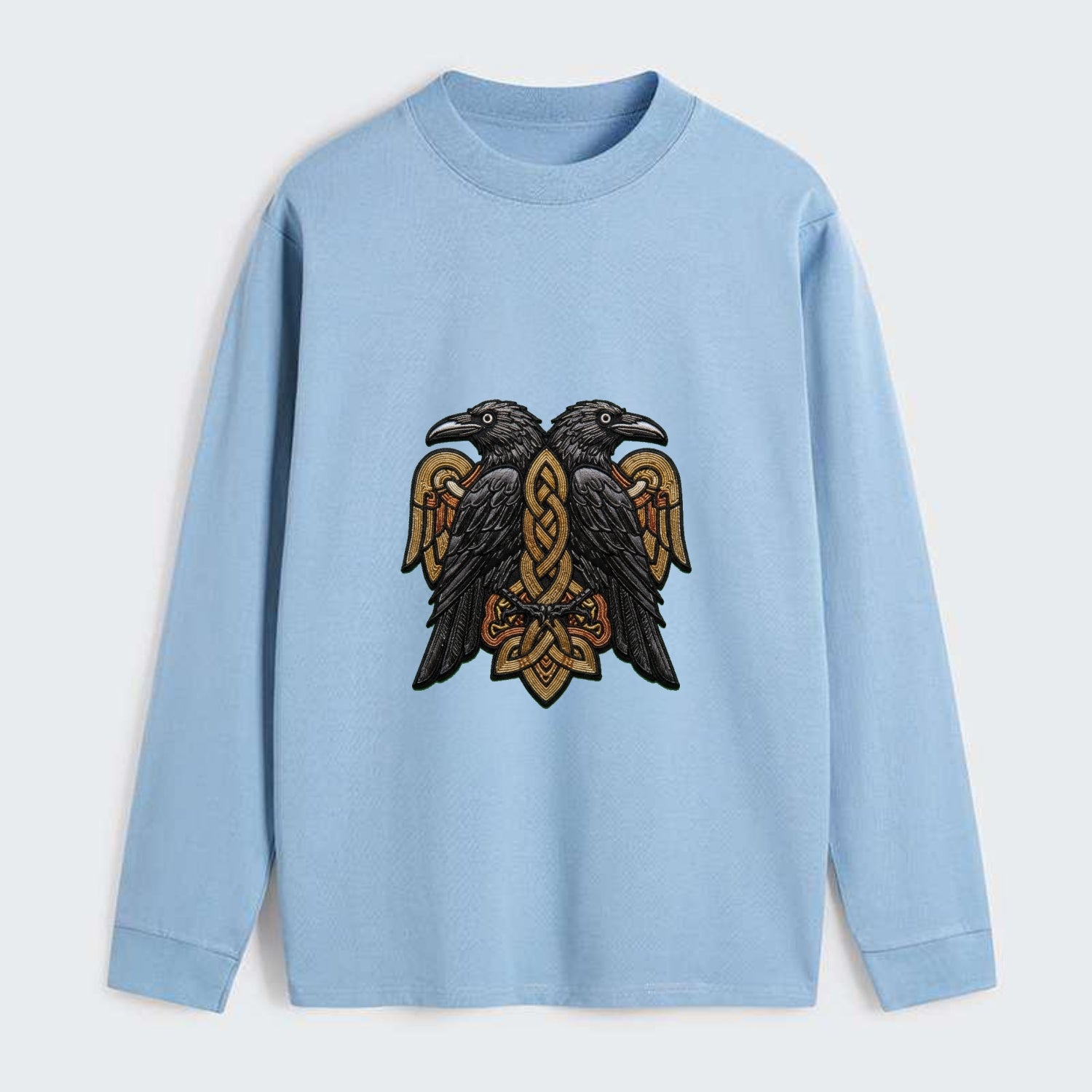 Odin's Ravens - Classic Long Sleeve Shirt - Light Blue