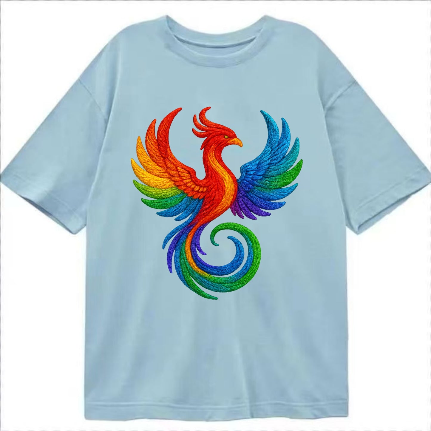 Phoenix Rising  - Classic T-shirt - Light Blue