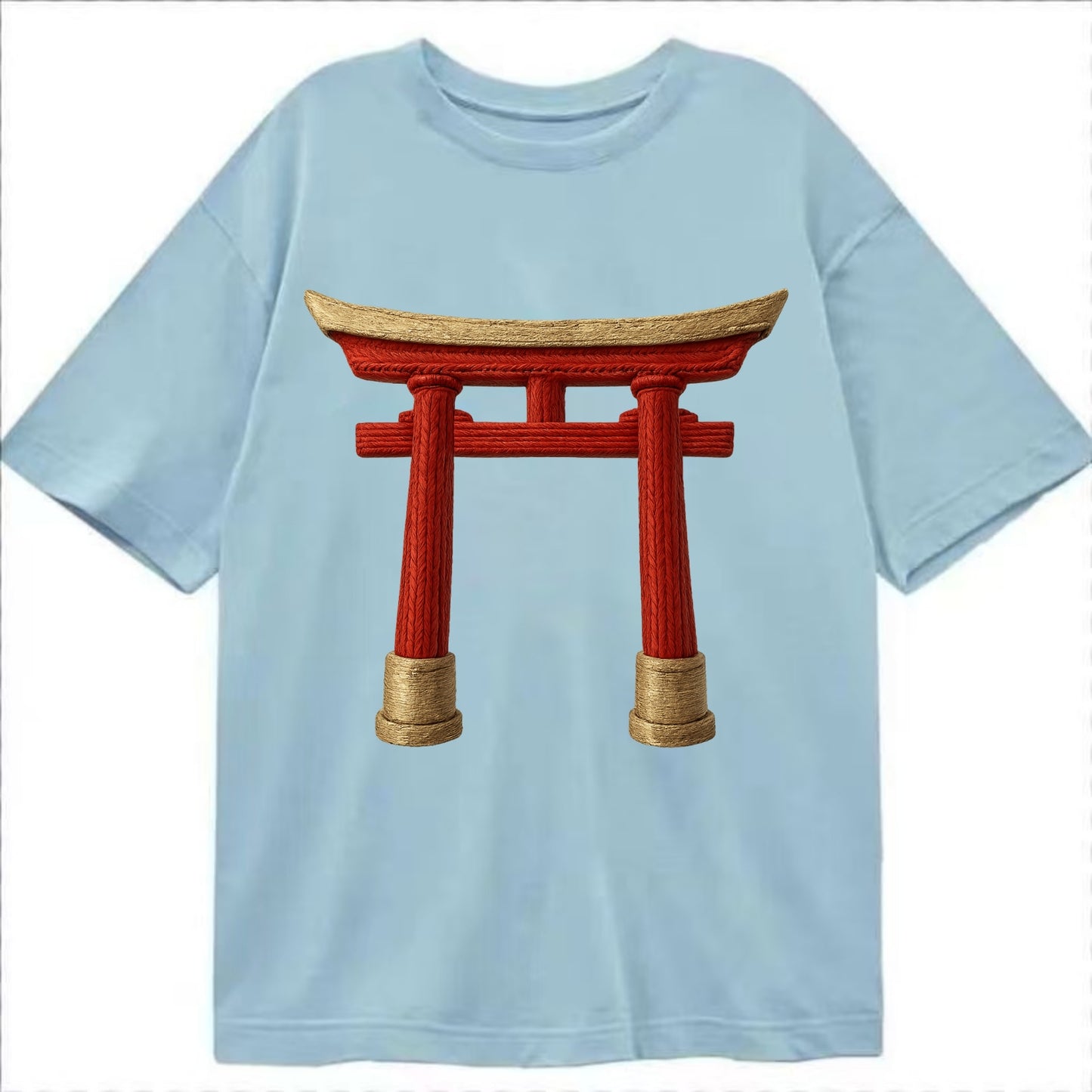 Japanese Torii Gate  - Classic T-shirt - Light Blue