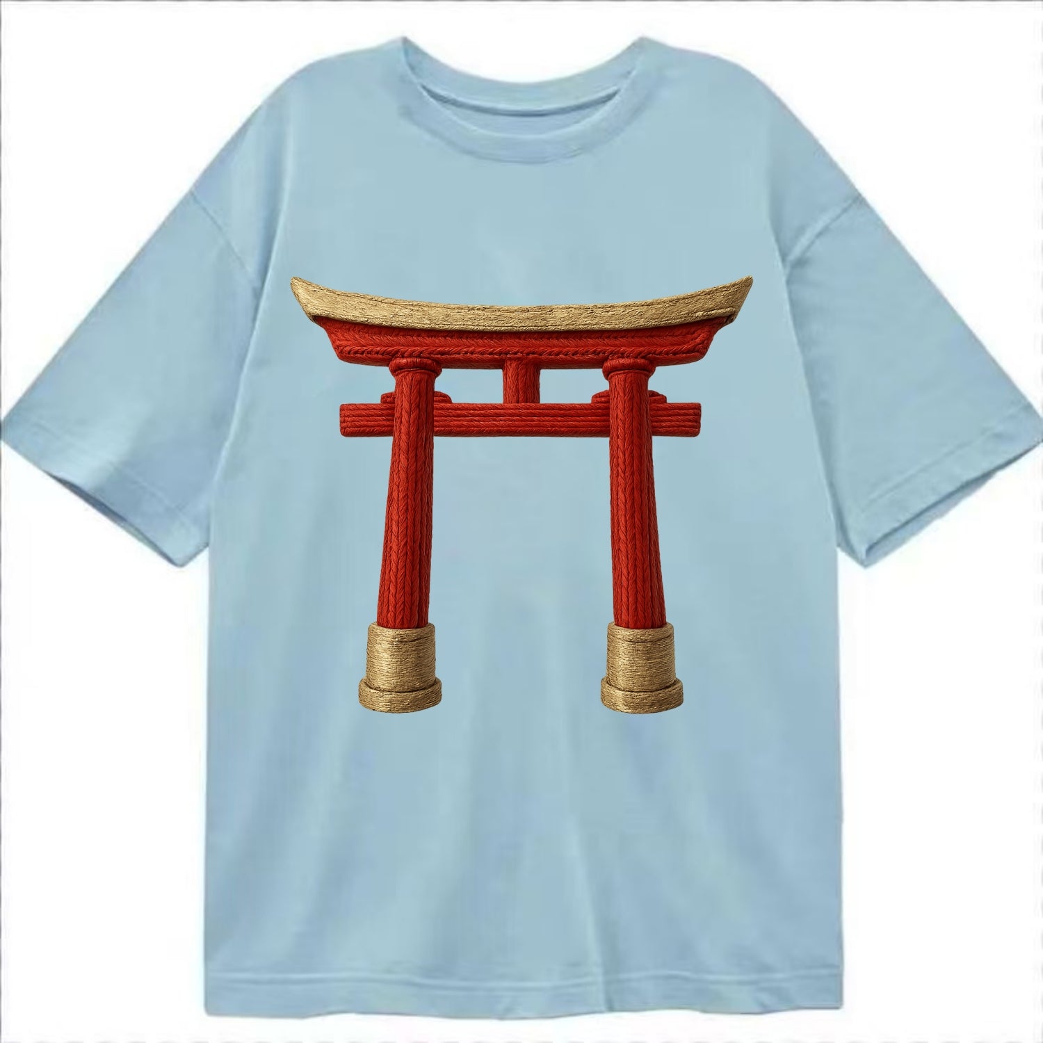 Japanese Torii Gate  - Classic T-shirt - Light Blue