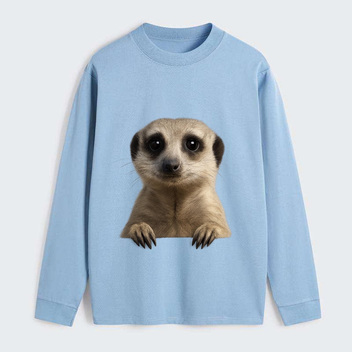 Meerkat  - Classic Long Sleeve Shirt - Light Blue